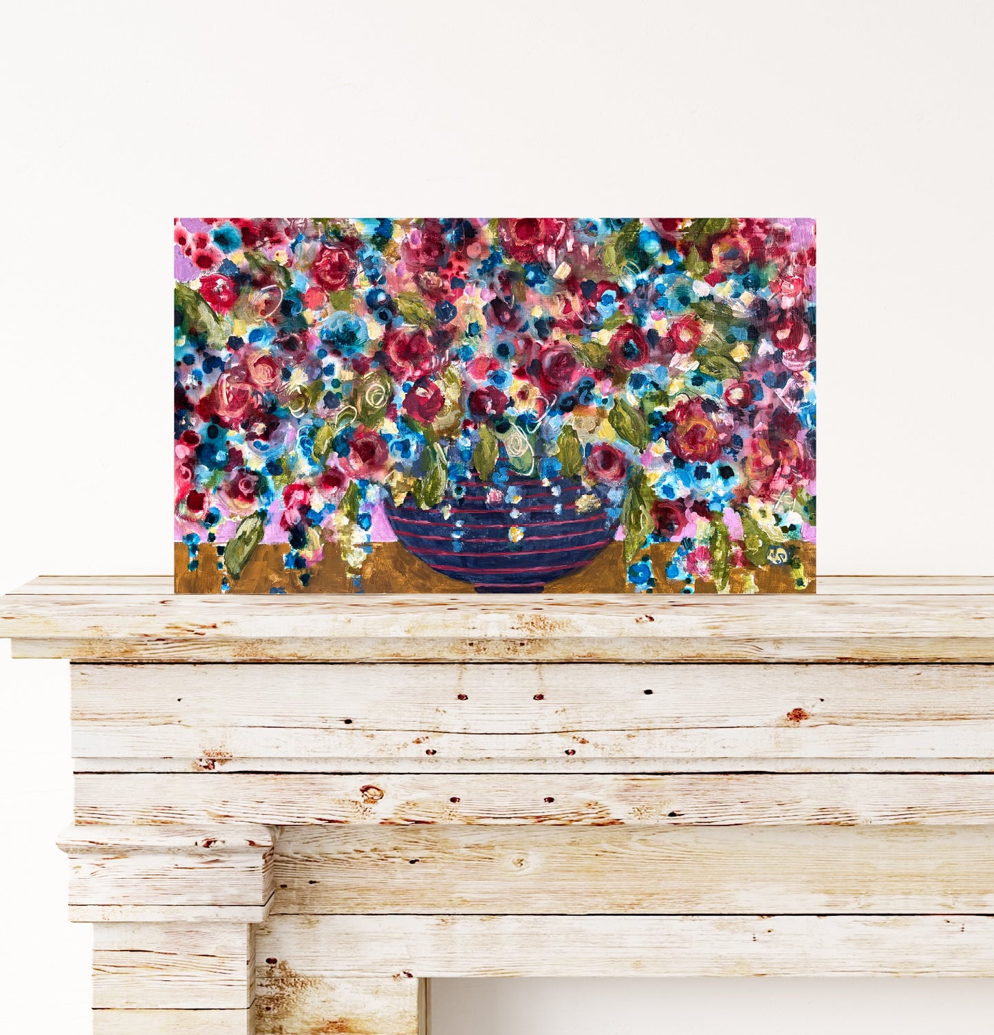 Small Abstract Floral (wide)