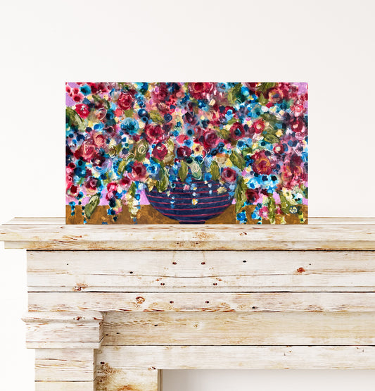 Small Abstract Floral (wide)