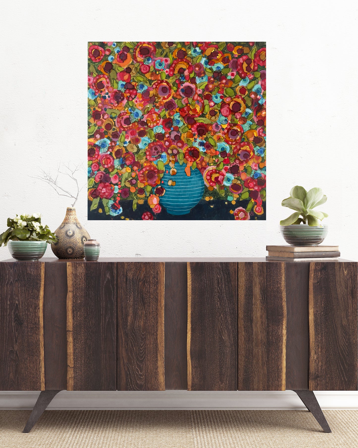 Big Bold Floral Painting