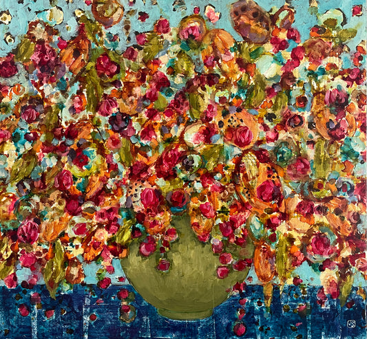 Mega Abundance Mixed Media Floral