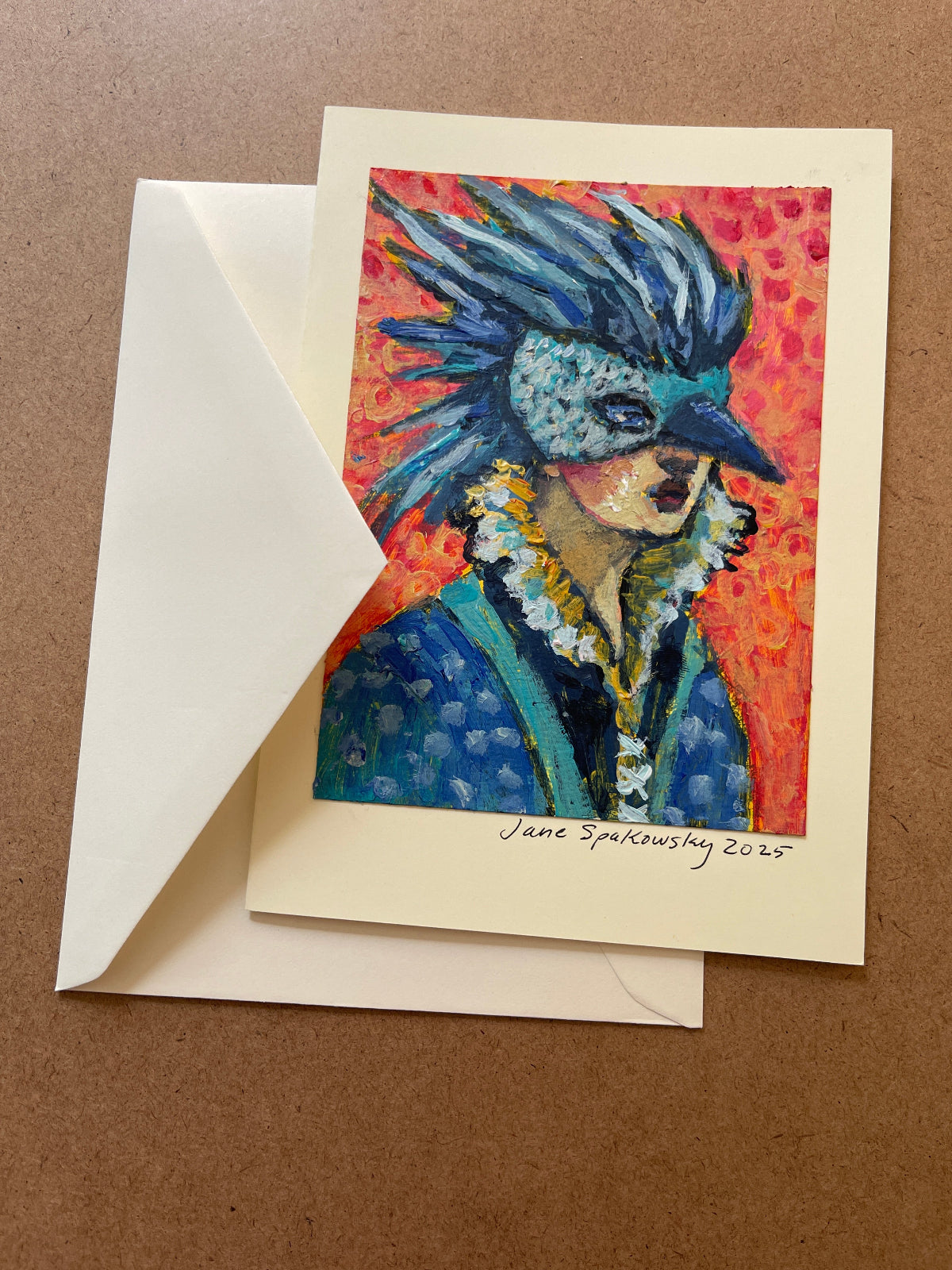 Bird Lady ~ Original Art Card #3