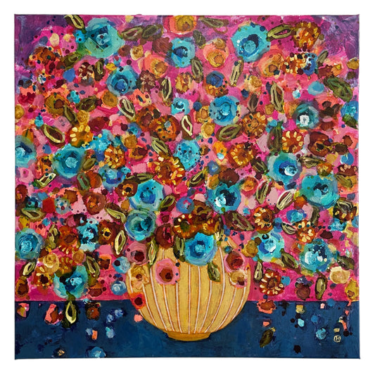 Floral B L I S S Painting