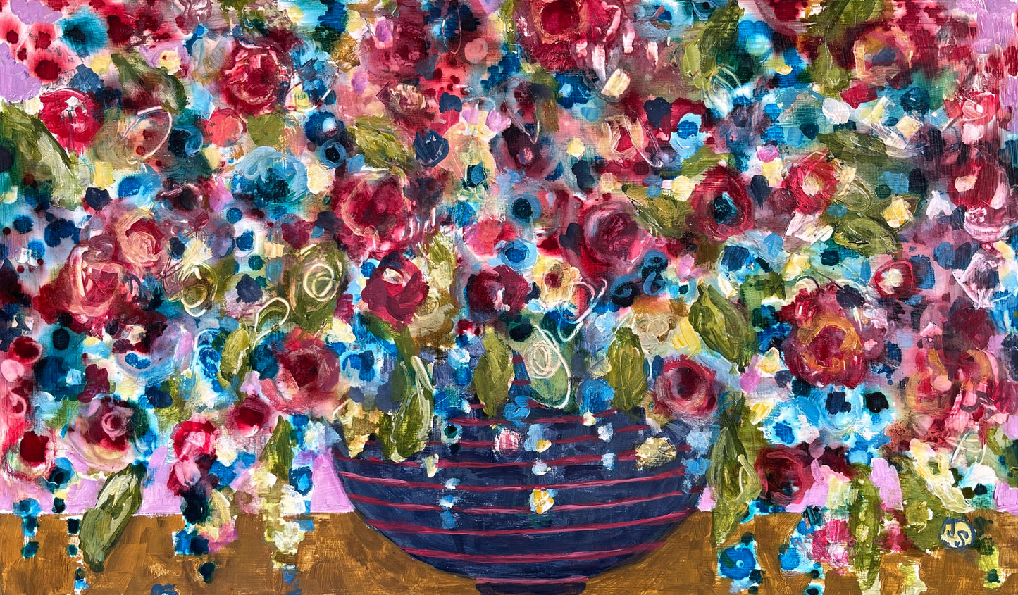 Small Abstract Floral (wide)