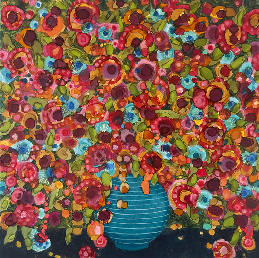 Big Bold Floral Painting