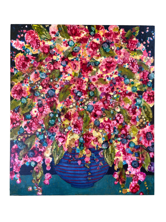Perpetual Spring Abstract Floral Painting