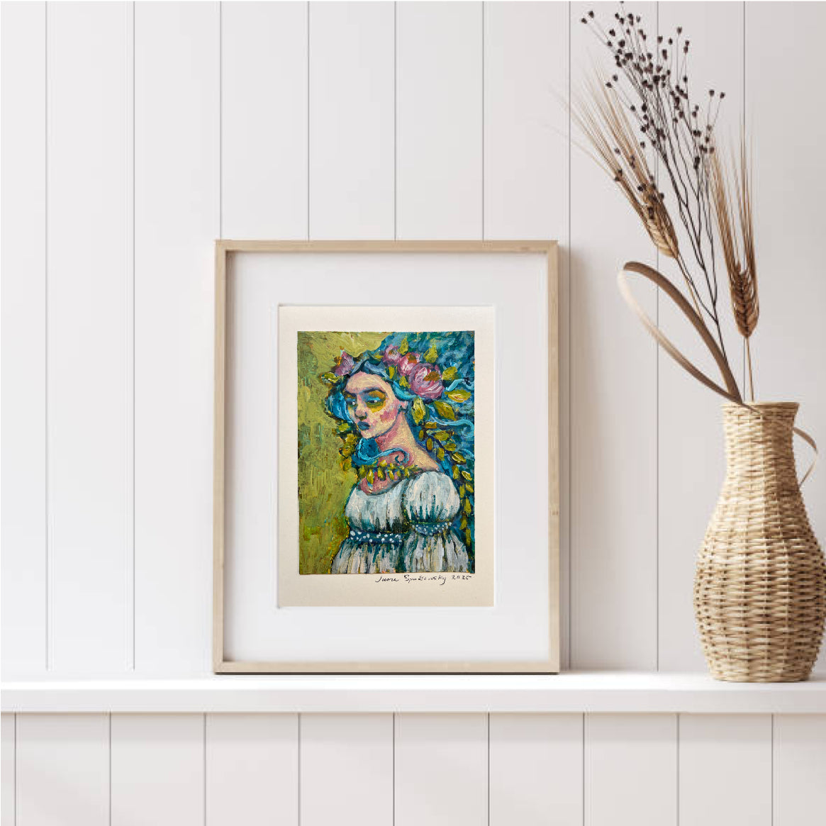 Blue Romance ~ Original Art Card #1