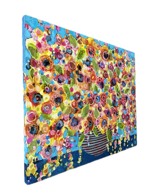 Abstract Floral Color Explosion